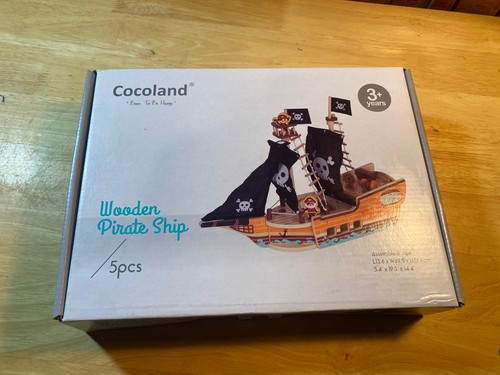 Cocoland wooden pirate - pirate, ship