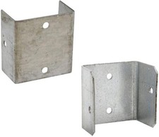 BPC Fixings Galvanised Panel Clips, 15 Piece Set, 44mm, Heavy Duty Fence Clips