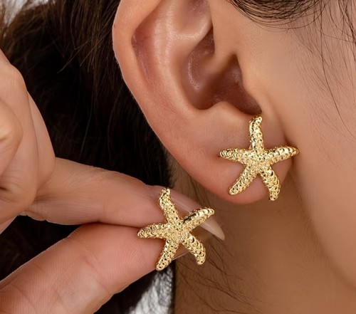 Starfish style stud - style,