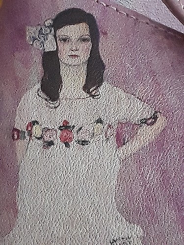 New icon gustav klimt pink - icon,