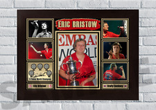 Eric Bristow Crafty Cockney PDC Darts A4/A3 Signed Print Unframed/Framed (#3)