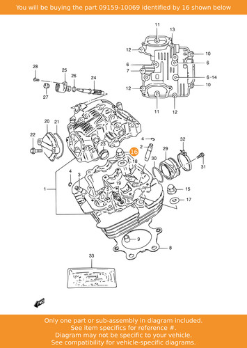 Suzuki nut 09159 - nut,, oem