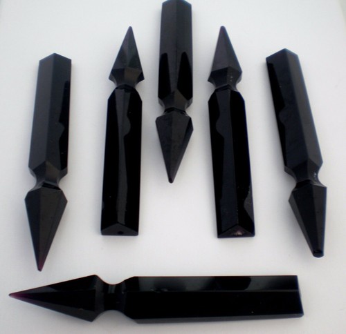 Dramatic black amethyst glass - ,