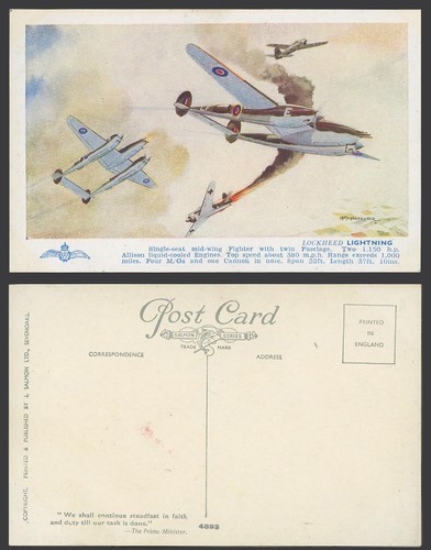 Lockheed lightning fighter - lockheed,
