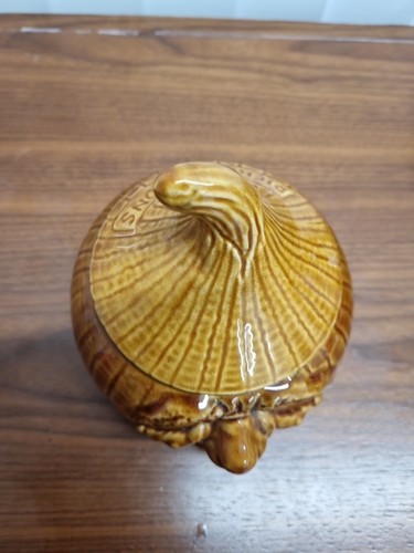 Vintage pickled onion jar - jar, face