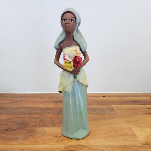 Jamaican woman red clay - jamaican,