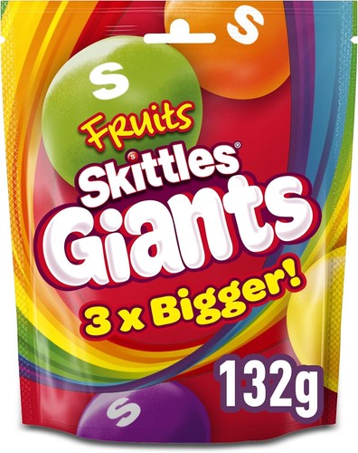 Skittles giants sweets bag - giants,