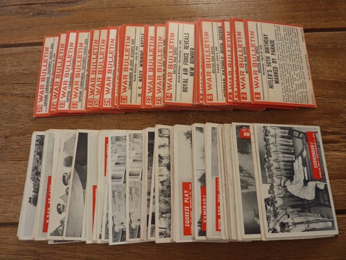 War bulletin cards - war,