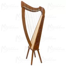 22 Strings Harp Irish Folk Musicals Rosewood Stand Irish Harp Celtic Lever Harps