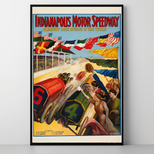 Vintage indianapolis motor - vintage,