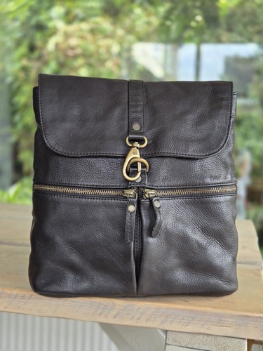 Fat face pia black - pia, leather