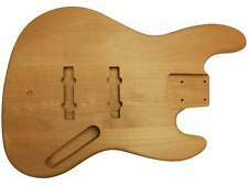 Unsanded raw alder 5 string Jazz bass body