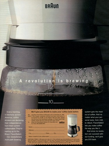 Braun flavorselect coffeemaker - braun,