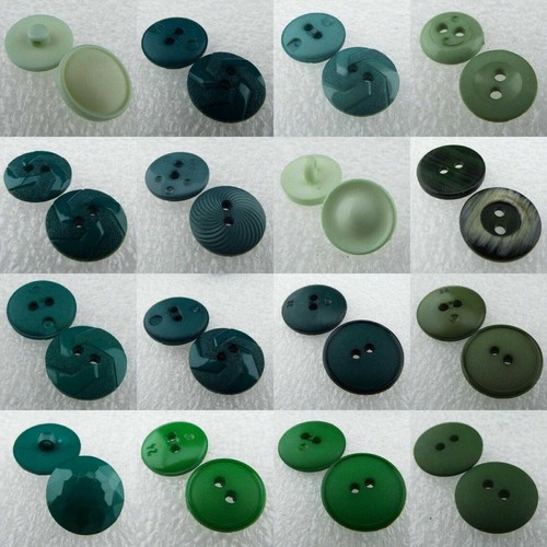Buttons green jade emerald - green,