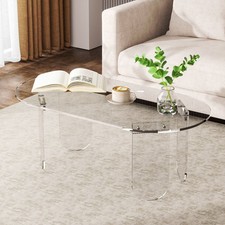 Clear Acrylic Coffee Table
