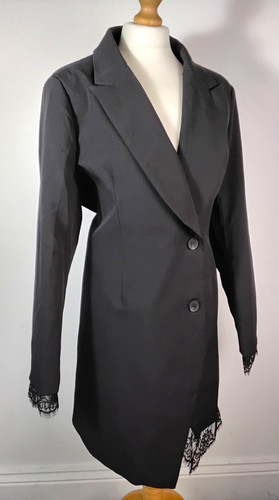 Boohoo women black blazer - black,