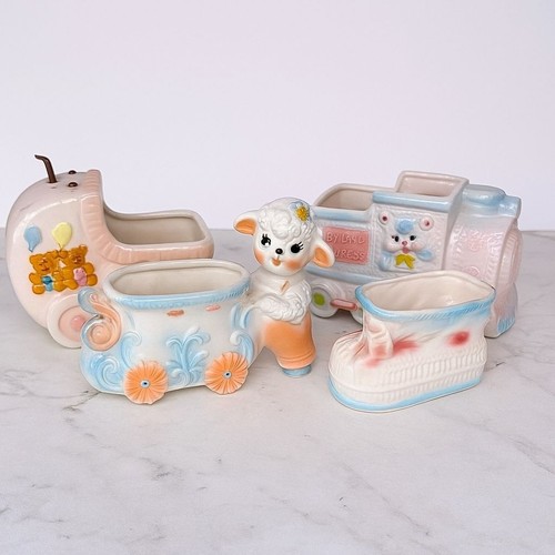 Vintage baby nursery ceramic - vintage,