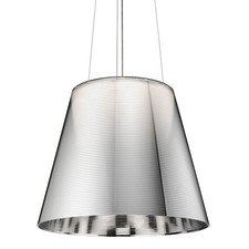 Flos KTribe S3 Pendant Ceiling Light by Philippe Starck  - Silver Ø55cm