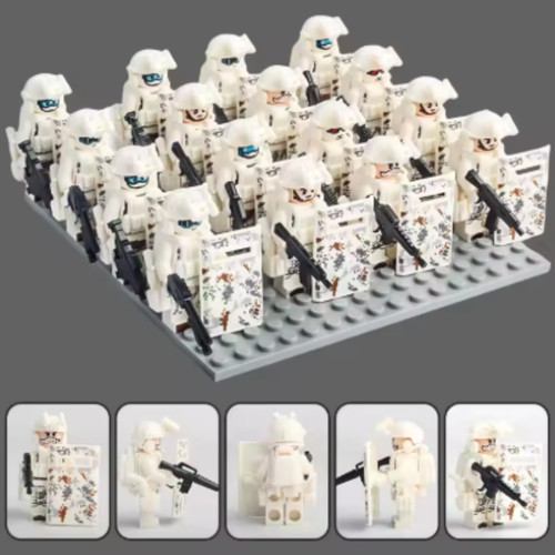 Custom lego white - lego, winter