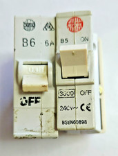 2 WYLEX 6 AMP CURVE B 3KA MCB