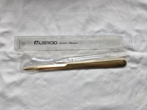 Musrod golden metal letter - musrod,