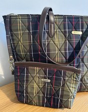 Barbour Quilted Tote Bag &