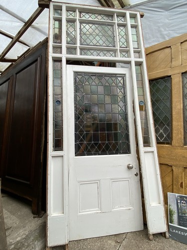 Antique front door surround - &,