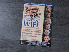 Liza Goddard Constant Wife 2003 Original Hand Signed Theatre Royal Windsor Flyer