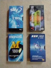 E180 vhs video - e180, tapes.