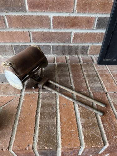 Antique barber chair headrest - chair,