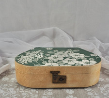 Vintage Cream Jewelry Box