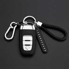 Anti-lost Phone Number Plate Pendant Car Keychain Key Ring Keyring Accessories