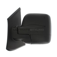 Renault Trafic Business 2014-2021 Electric Wing Door Mirror Black Passenger Side
