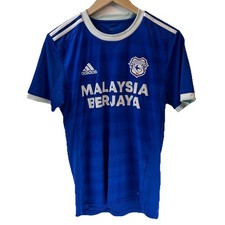 Cardiff City 2020/21 Home Shirt Blue Bluebirds Adidas Men’s Size Extra Small XS