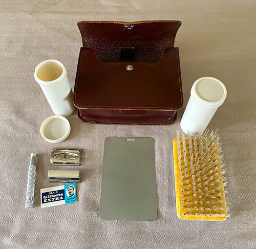 Vintage travel shaving - travel,