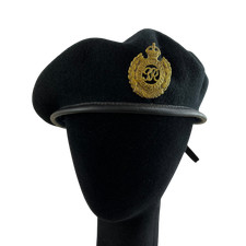 British Army Beret Black Wool