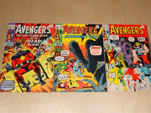 Avengers 90 fn - avengers, vg/fn,