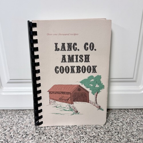Amish cookbook spiral bound - amish,