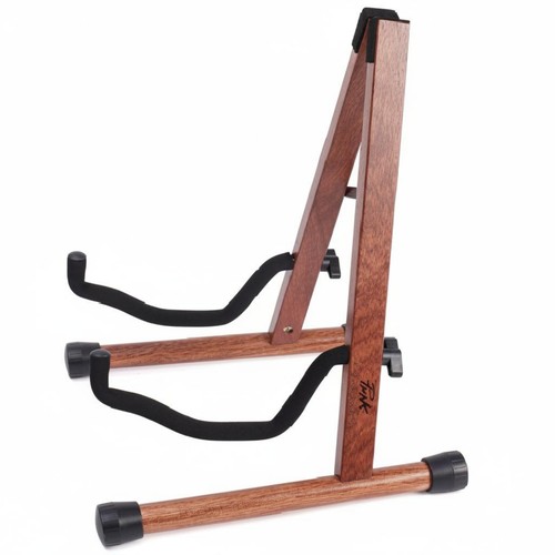 Wooden shaped guitar - guitar, stand