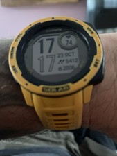 Garmin Instinct Solar 45mm Smartwatch Sunburst Yellow GPS Multi Sport Watch