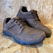 Clarks Active Air Brown Leather Gore-Tex Shoes - Mens UK 8 G