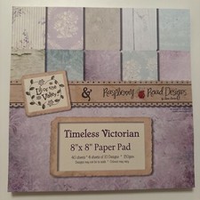 Lili Of The Valley 8 x 8 Paper Pad ~ Raspberry Road Designs Timeless Victorian