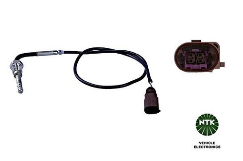 Brown exhaust gas - brown, temperature