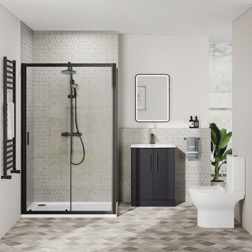 Full bathroom suite - bathroom, 600mm