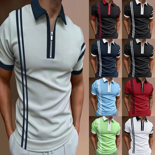 Mens polo short - short, sleeve