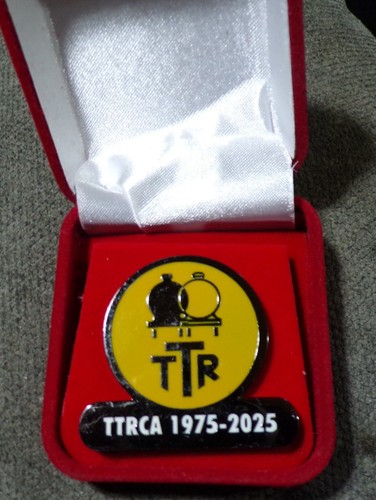 Trix twin railway enamel - railway,