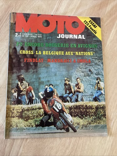 Moto journal 132 1973 - moto,