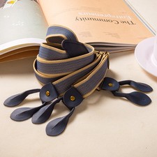 New Vintage Suspenders Y-shape Button Down Back Straps Unisex Braces Width 2.5cm
