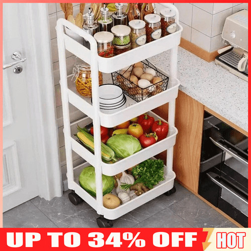 Tier kitchen trolley storage - tier,