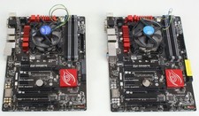 2x GIGABYTE GA-Z97X-GAMING 3 DDR3 Motherboards Intel i5-4590 & Intel i7-4790 CPU